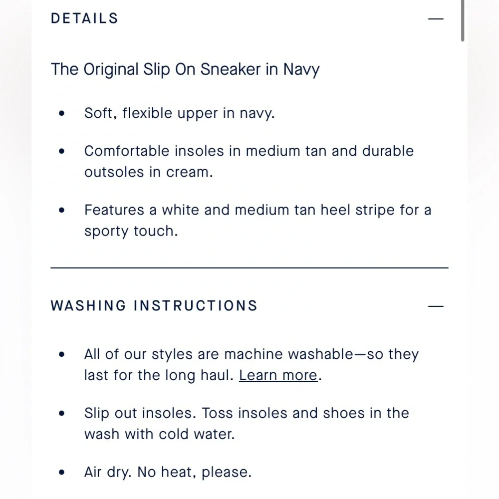 NWOB Rothy's Women's Navy Blue Slip-On Sneakers - Picture 9 of 9